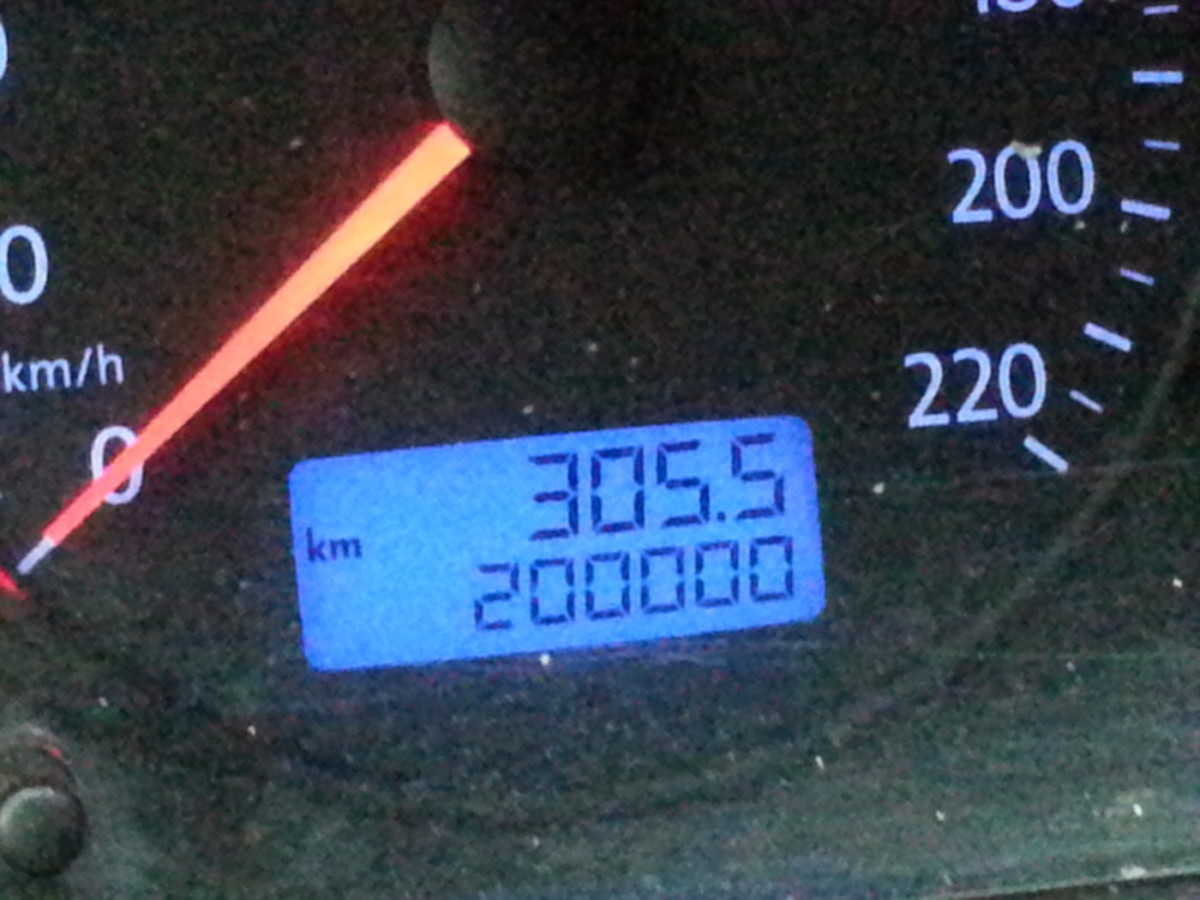 2016-02-08 - um 09:26 Uhr 200.000 km auf'm Tacho