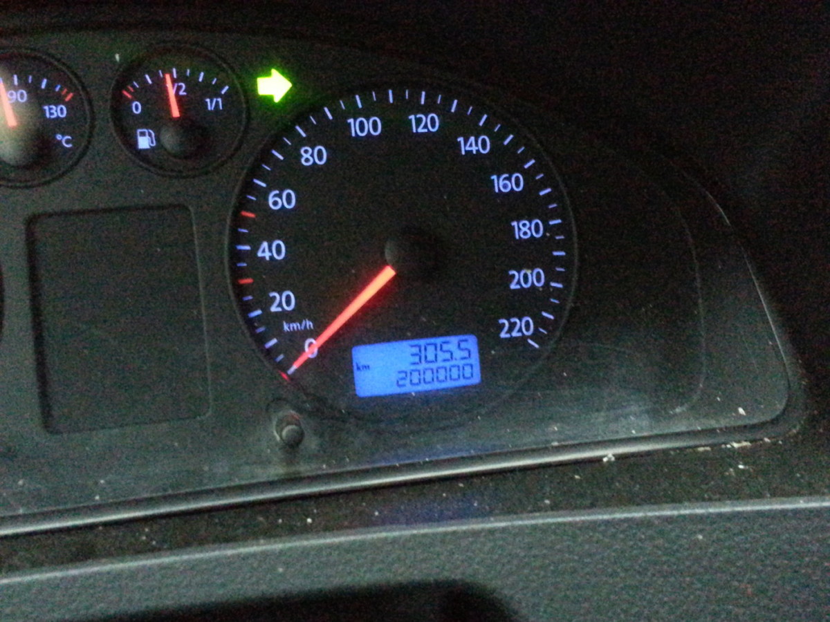 2016-02-08 - um 09:26 Uhr 200.000 km auf'm Tacho