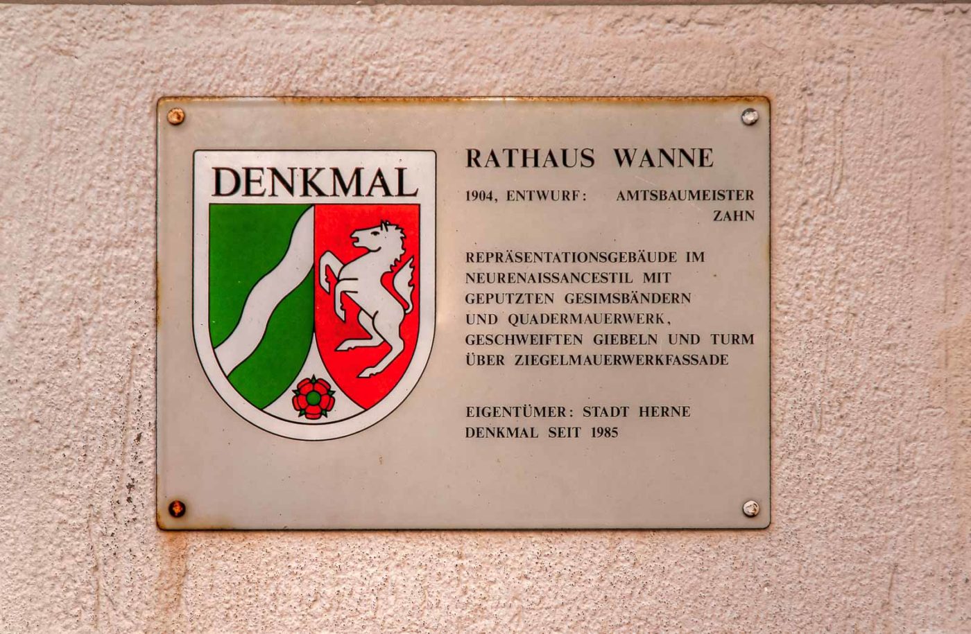 2017-12-28 - Tour durch Wanne und Herne - Rathaus der Stadt Wanne