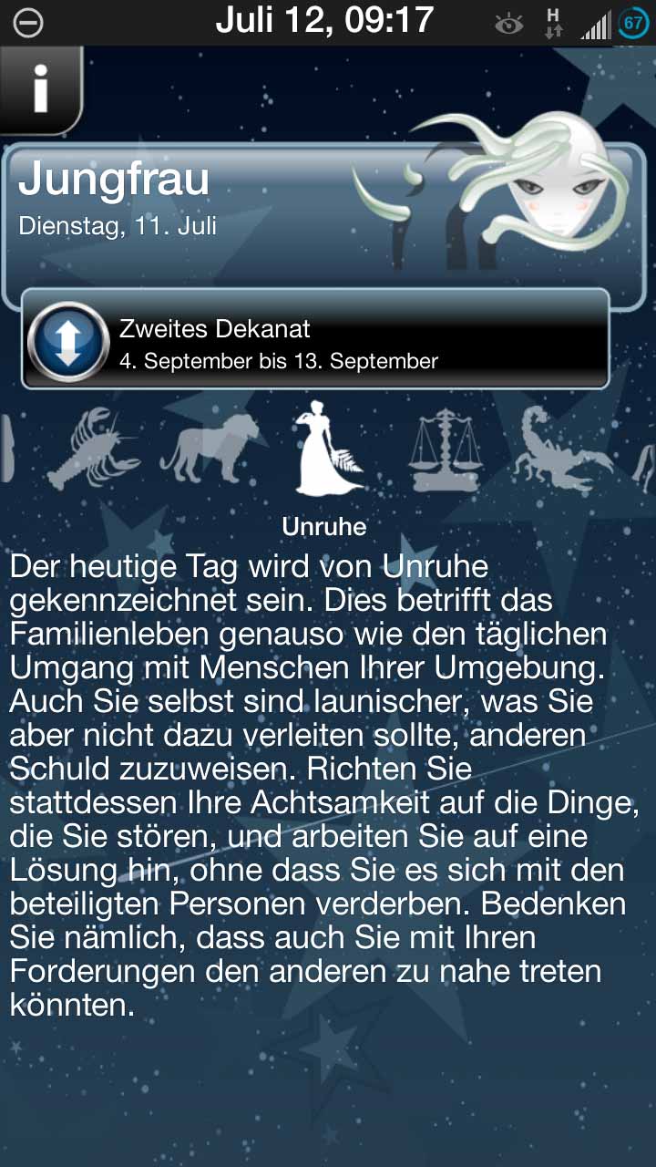 2017-07-11 - Horoskop